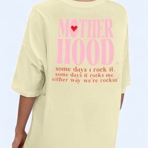NEW Mama Shirts Oversized Mom Shirt Motherhood T-Shirt Size M